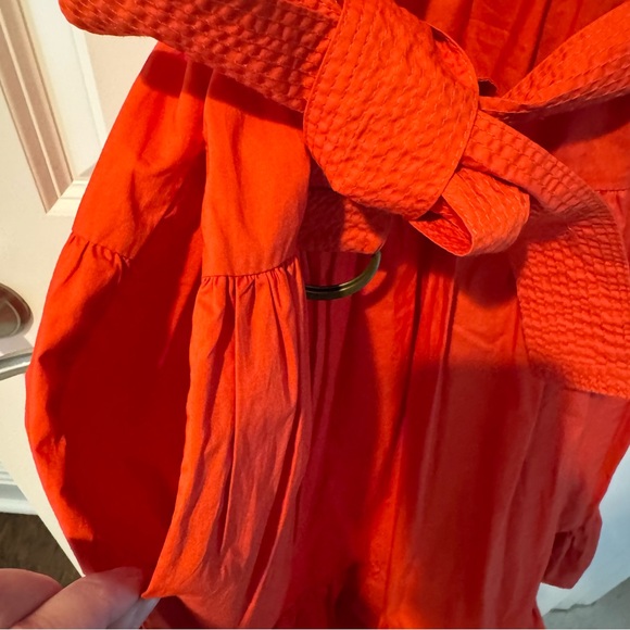 ULLA JOHNSON Josefina Cotton Midi Dress | Size 4 - Picture 6 of 7